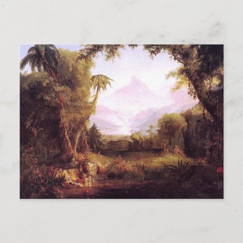The Garden of Eden by Thomas Cole Postcard