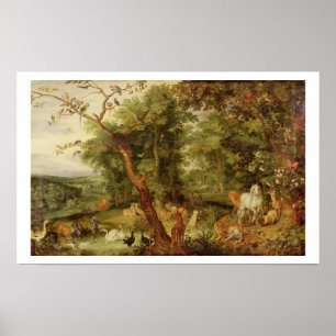 The Garden of Eden; in the background The Temptati Poster