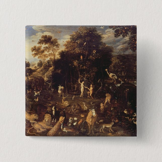 The Garden of Eden Pinback Button (Front)
