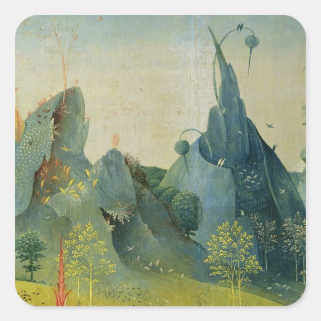 The Garden of Eden Square Sticker (Front)