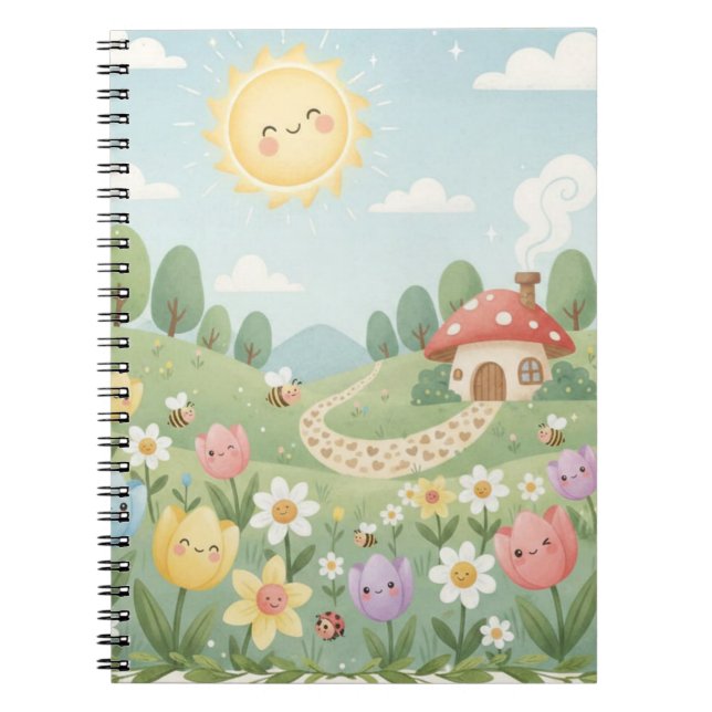 The Garden of Happiness Notebook (Front)