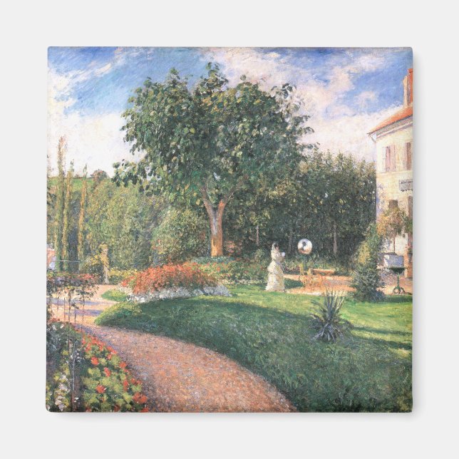 The Garden of Les Mathurins Camille Pissarro   Magnet (Front)