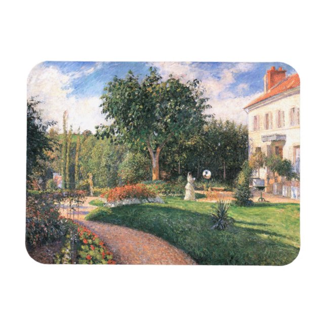 The Garden of Les Mathurins Camille Pissarro   Magnet (Horizontal)