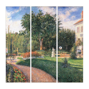 The Garden of Les Mathurins Camille Pissarro   Triptych