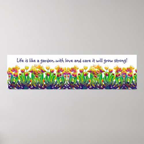 The Garden of Life Inspirational Print