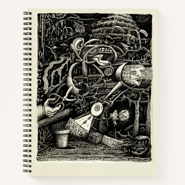 The Garden of Madness by Brian Benson Notebook (Front)