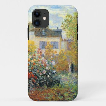 The Garden Of Monet At Argenteuil Iphone 11 Case by monetart at Zazzle