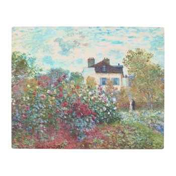 The Garden Of Monet At Argenteuil Fine Art by monetart at Zazzle