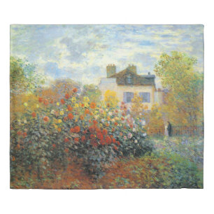 The Garden of Monet at Argenteuil Fine Art Duvet Cover