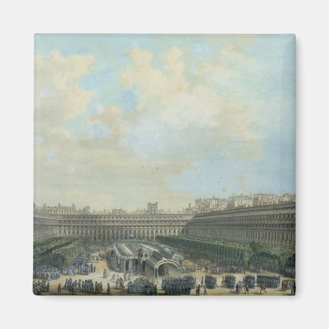 The Garden of the Palais Royal, 1791 Magnet (Front)