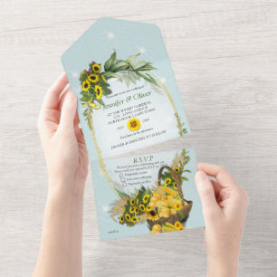 The Garden Party All In One Invitation