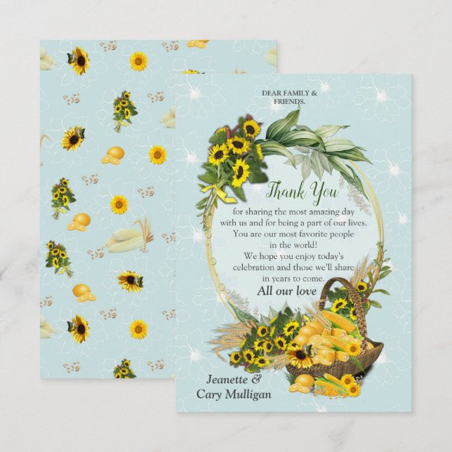 The Garden Party RSVP Card (Front/Back)