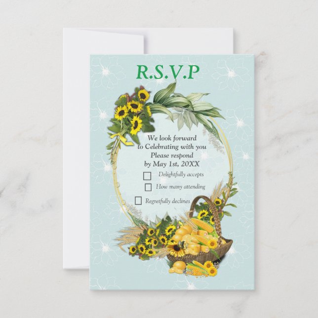 The Garden Party RSVP Card (Front)