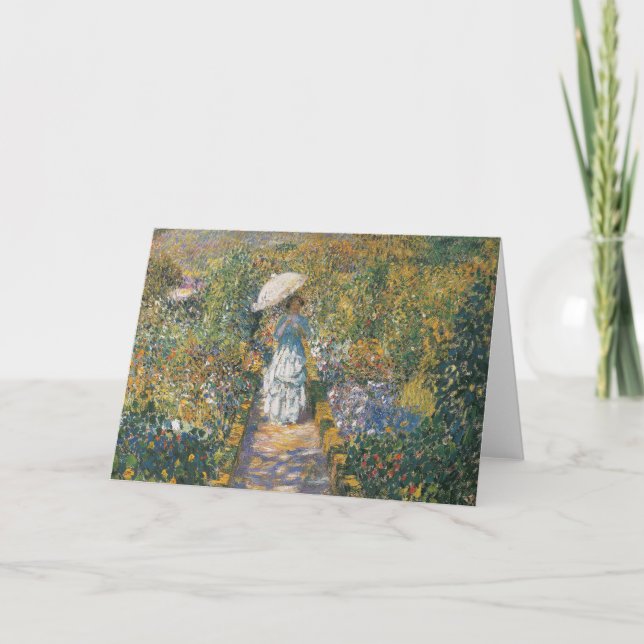 The Garden Path | Frederick Carl Frieseke Card (Front)