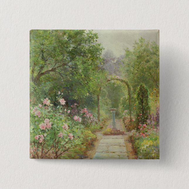The Garden Path Pinback Button (Front)