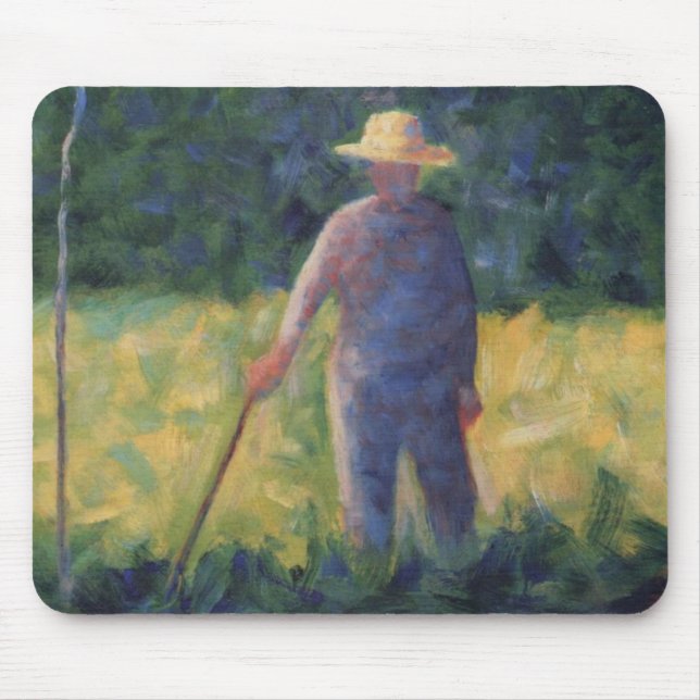 The Gardener - Georges Seurat Mouse Pad (Front)