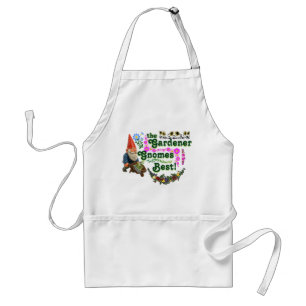The Gardener Gnomes Best Gardening Apron! Adult Apron