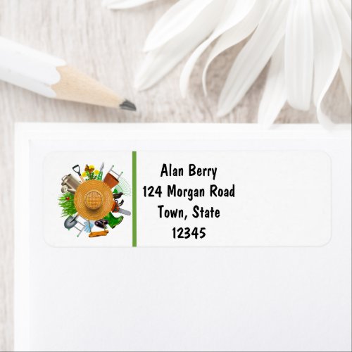 The Gardener Return Address Label