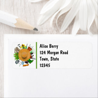 The Gardener Return Address Label