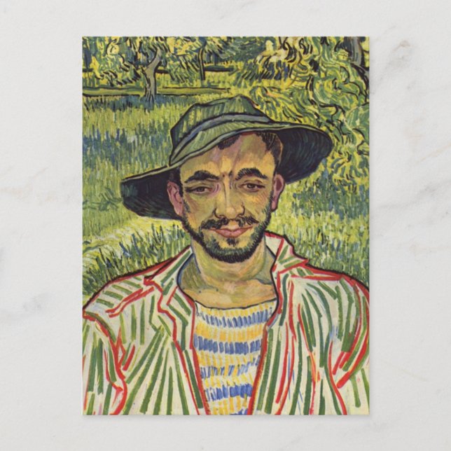 The Gardener - Vincent Van Gogh Postcard (Front)