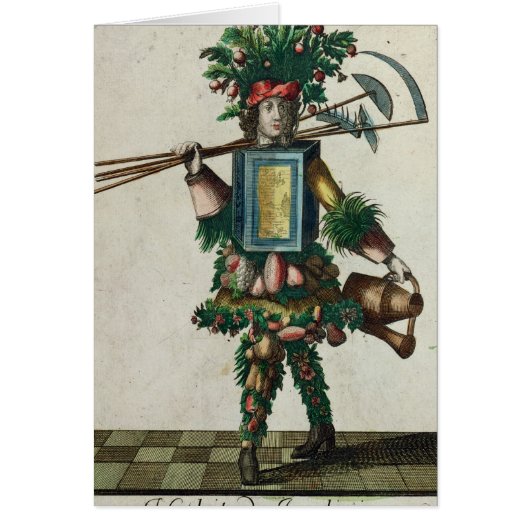 The Gardener's Costume Cards (Front)