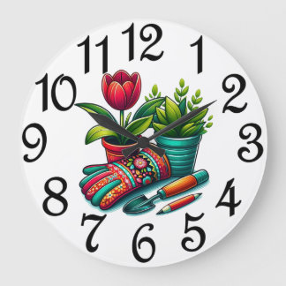 The Gardeners Large Clock