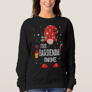 The Gardening Gnome Matching Family Christmas Gnom Sweatshirt