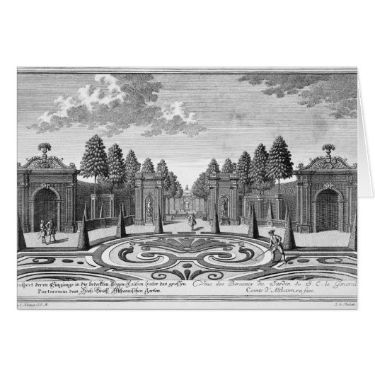 The gardens of Count Althan, Vienna, from 'Vorstel (Front Horizontal)