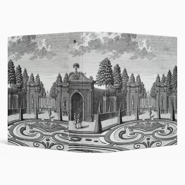 The gardens of Count Althan, Vienna, from 'Vorstel Binder (Background)