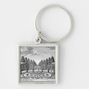 The gardens of Count Althan, Vienna, from 'Vorstel Keychain