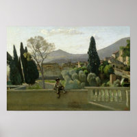 The Gardens of the Villa d'Este, Tivoli, 1843