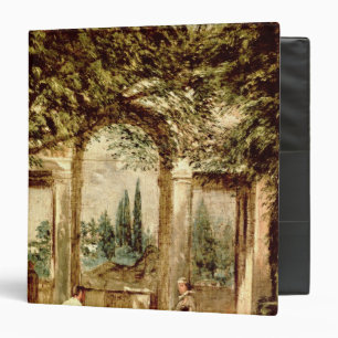 The Gardens of the Villa Medici in Rome 3 Ring Binder