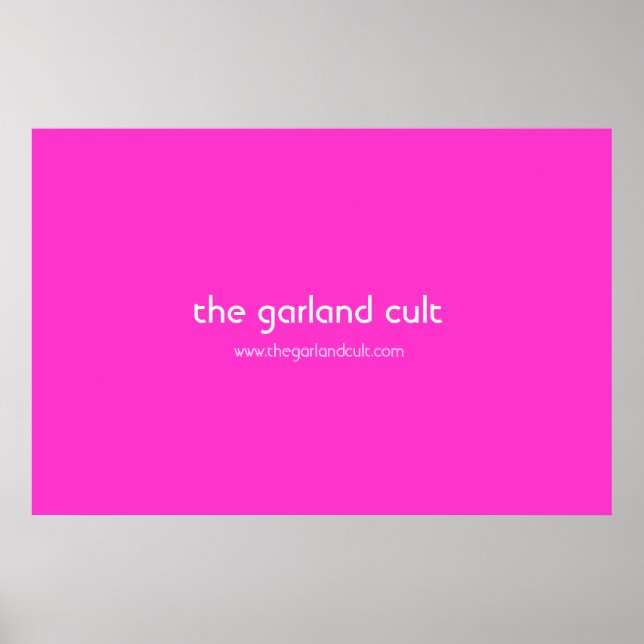 the garland cult poster (Front)