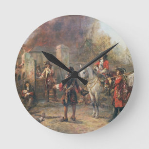 The Garrison of the Village Had At Last Surrendere Round Clock