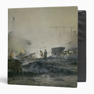 The Gas Factory at Courcelles, 1884 3 Ring Binder