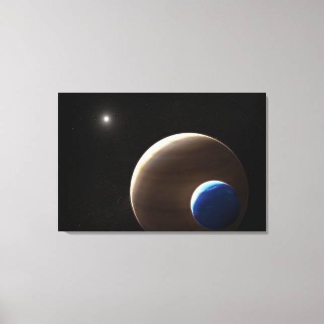 The Gas Giant Planet Kepler-1625b Canvas Print (Front)