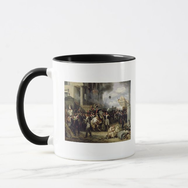 The Gate at Clichy during the Defence of Paris Mug (Left)