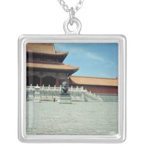 The Gate of Supreme Harmony  Ming Dynasty 1420 Silver Plated Necklace