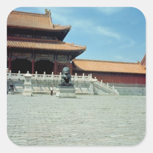 The Gate of Supreme Harmony  Ming Dynasty 1420 Square Sticker