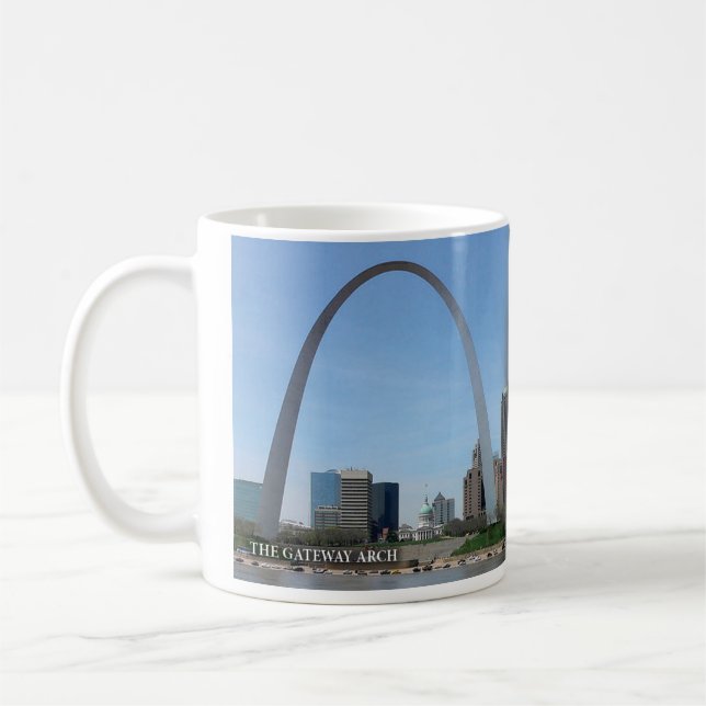 The Gateway Arch Historical Mug (Left)