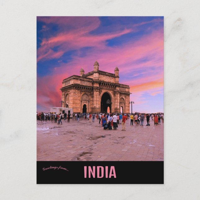 The Gateway of India Postcard (Front)