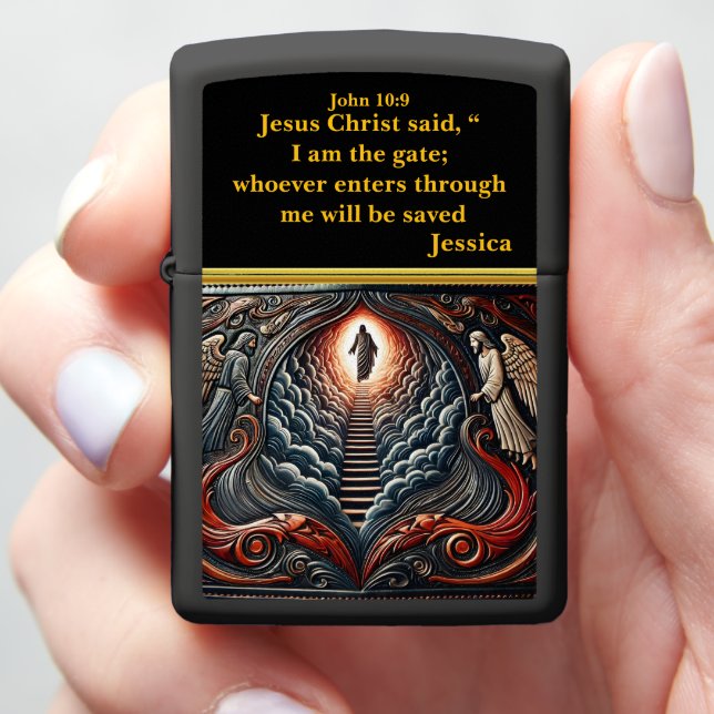 The Gateway to Salvation Zippo Lighter (In Hand)