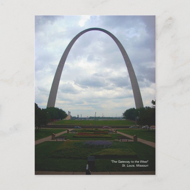 "The Gateway to the West" Postcard (Front)