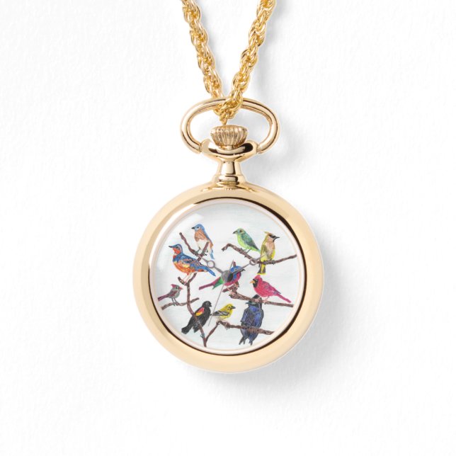 The Gathering Colorful Songbirds Watch (Front)