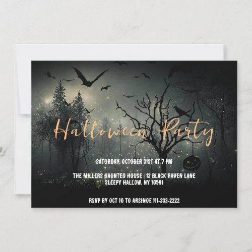 The Gathering Halloween Party Invitation