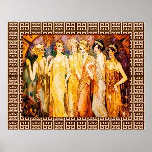 The Gatsby Ladies Poster. Poster