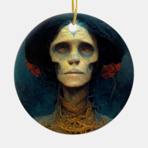 The Gaunt Lady Fantasy Sci-Fi Ceramic Ornament