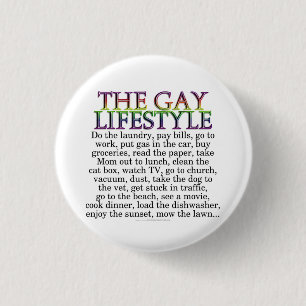 The gay lifestyle button