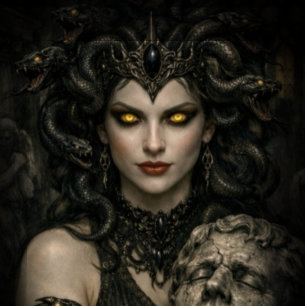The Gaze of Eternal Silence Acrylic Print