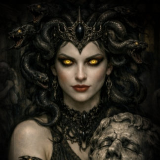 The Gaze of Eternal Silence Acrylic Print